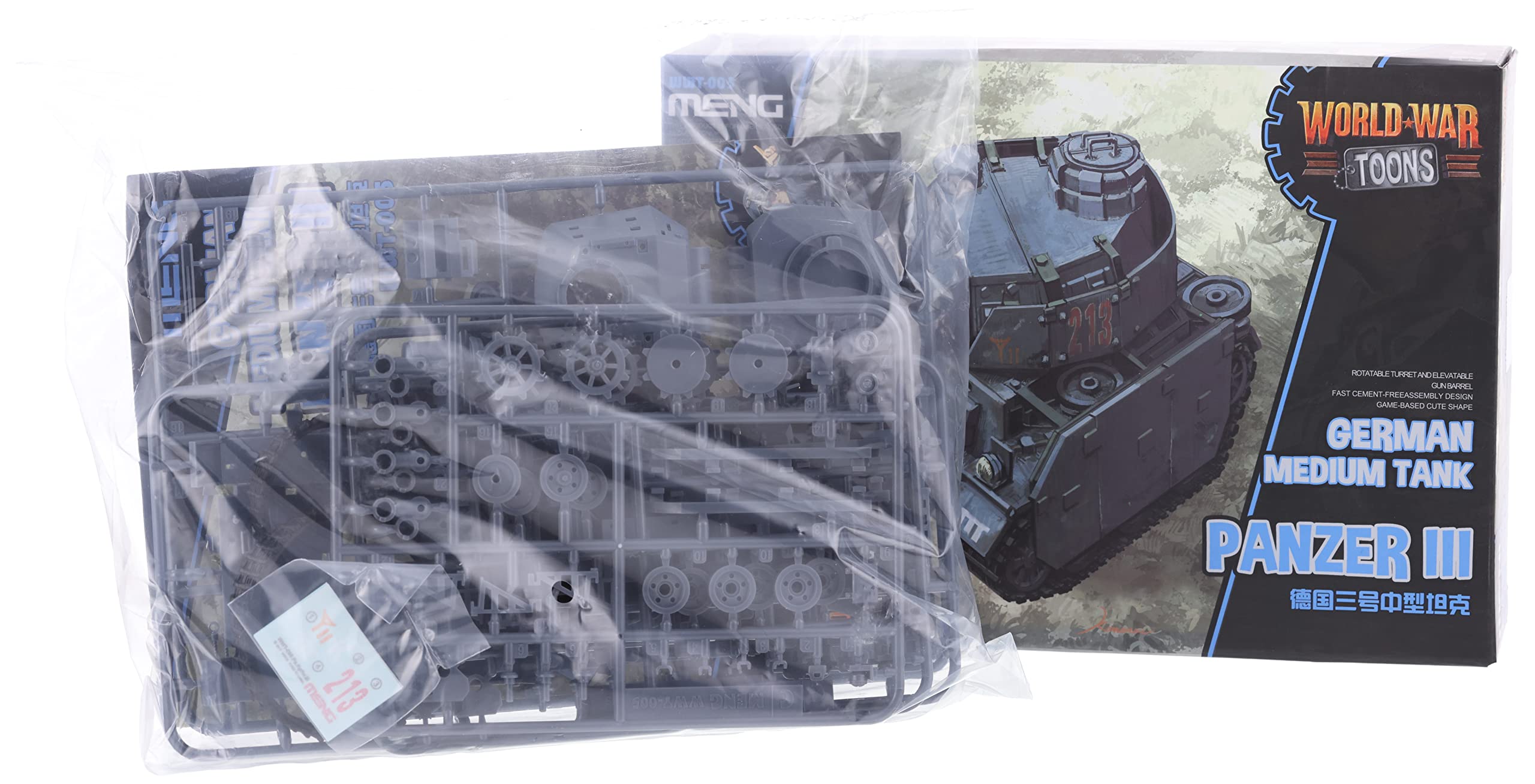 Amazon.com: Meng Model 918056 Panzer III Model Kit : Arts, Crafts